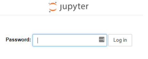 6. Log in to Jupyter